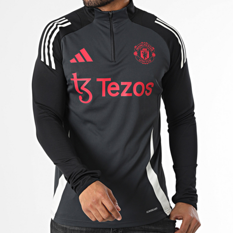 Adidas Manchester United Manchester United Soccer Jersey Men’s Black Gray