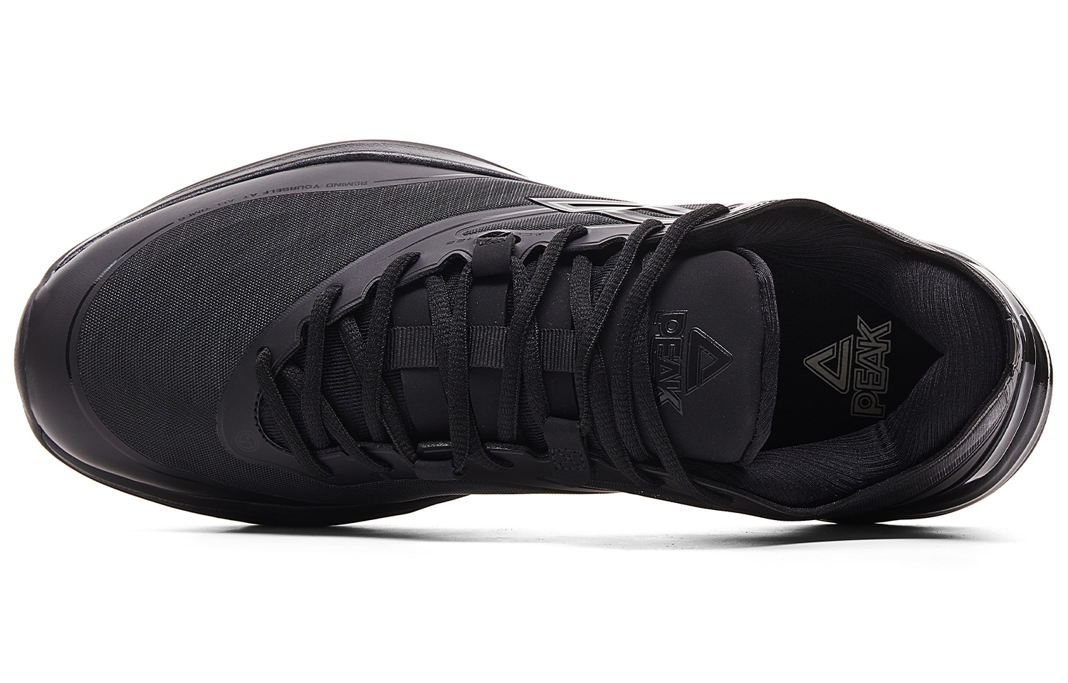 PEAK Lightness 3.0 Cushioning Slip Resistant Low Top Basketball Shoes Men’s All Black