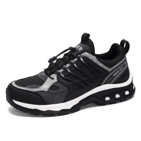 Jippo JEEP SPIRIT Abrasion Resistant Waterproof And Breathable Height Increasing Low top Mountaineering Hiking Shoes