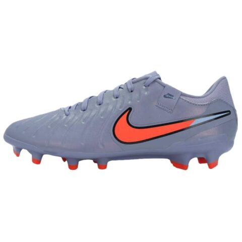 Nike Tiempo Legend 10 FG Firm Ground Synthetic Leather Soccer Shoes Unisex Gray