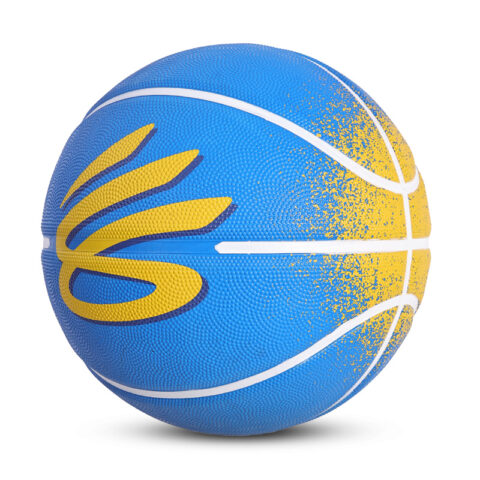 Under Armour Rubber Basketball Curry Classic Blue Yellow Colorway Size 7 Ball Street Training Unisex