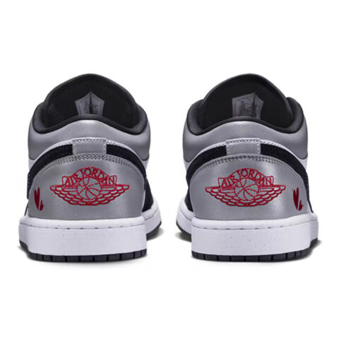 Jordan Air Jordan 1 Vintage Basketball Shoes Unisex Low Top White/Black