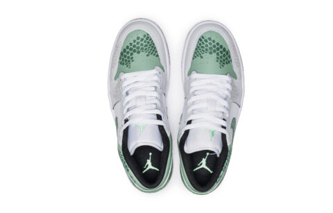 Jordan Air Jordan 1 Low top Vintage Basketball Shoes Men’s White Green