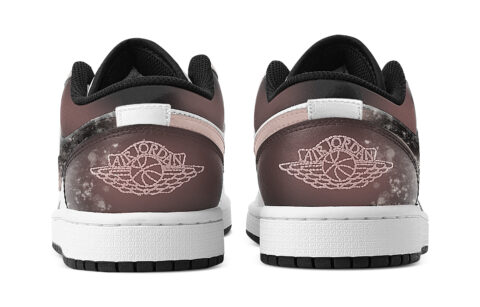Jordan Air Jordan 1 Purple Ice Abrasion Resistant Slip Resistant Low top Vintage Basketball Shoes Unisex