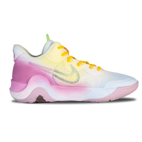 Nike KD Trey 5 IX Vintage Basketball Shoes Unisex Mid Top Pink Blue/Dark Blue