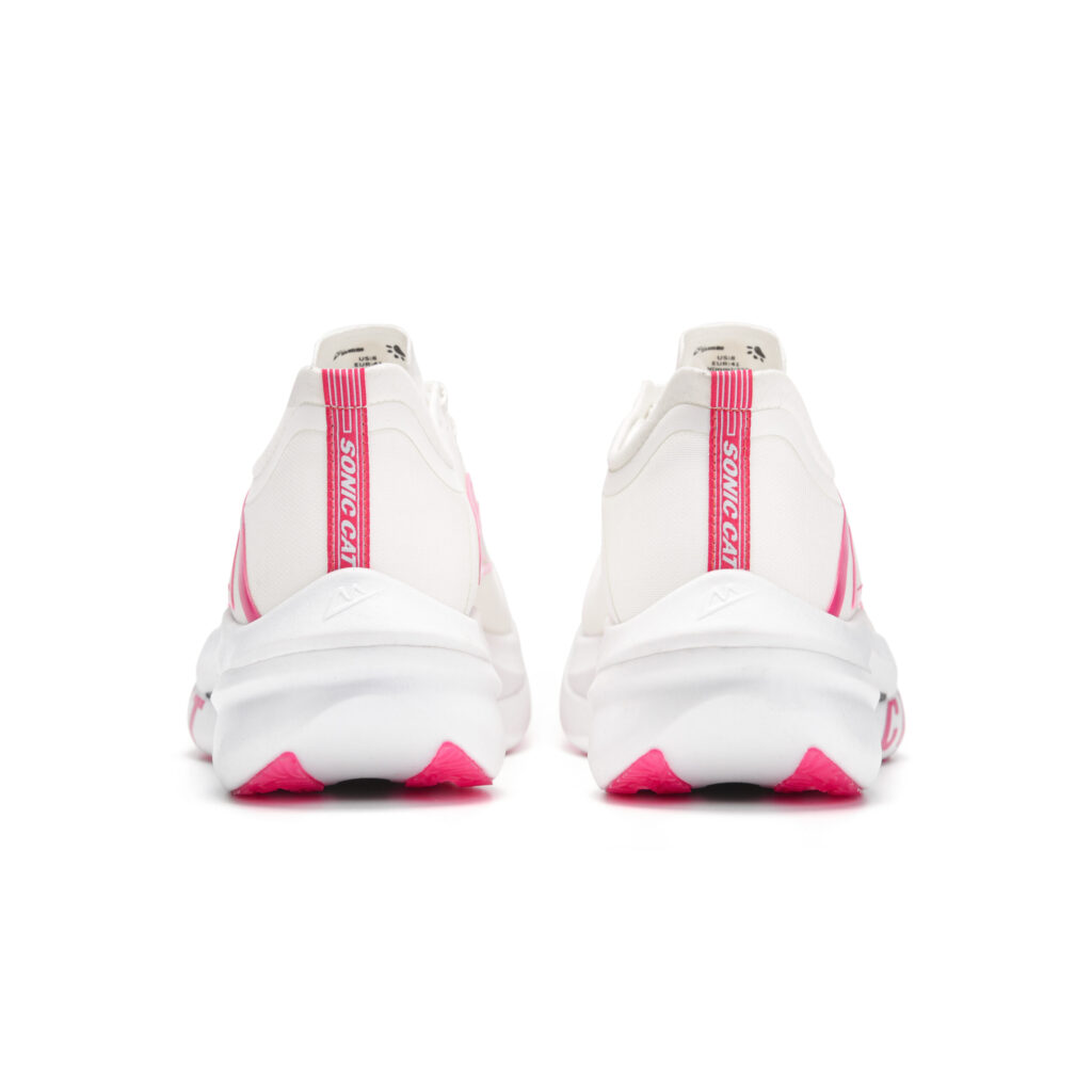 YINSUMAO Casual Marathon Long Distance Running Sprint Running Shoes Unisex White Pink