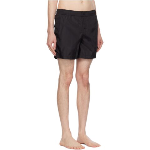 Moncler Logo Patch Lightweight Swim Shorts