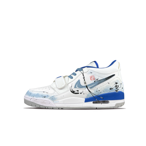 Jordan Legacy 312 Slip Resistant Abrasion Resistant Low top Vintage Basketball Shoes Men’s Sky Blue