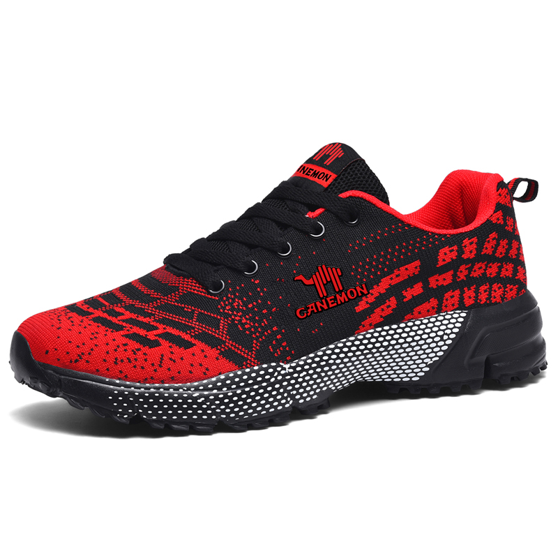 LINGHANGLUOTUO Cushioning Slip Resistant Abrasion Resistant Low top Running Shoes Men’s