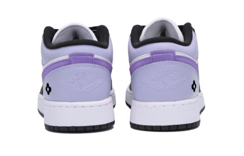 Jordan Air Jordan 1 Low top Vintage Basketball Shoes Men’s White Purple