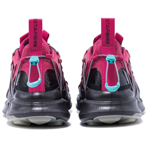 CARBONSTAR SHELL Cushioning, Wear Resistant Low top Sprint Running Shoes Unisex Peach Pink