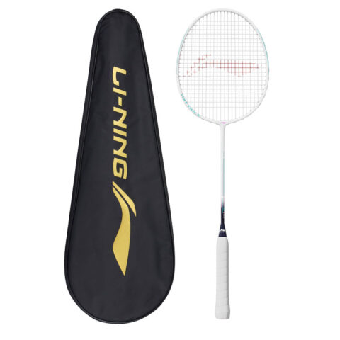 Li Ning Thunder 08 Badminton Rackets Control Type All around Defense Entry level 665MM Unisex 2U/G5 White