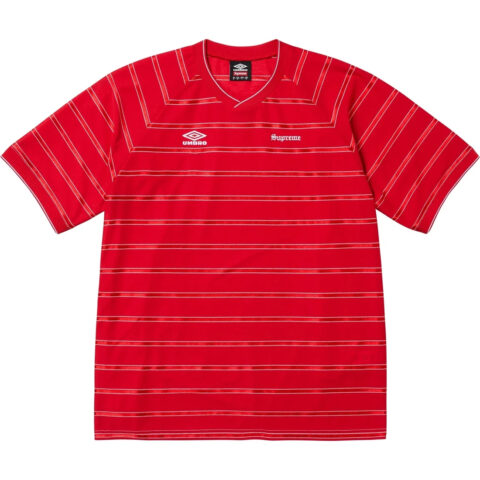 Supreme x Umbro® striped «SS 25 — » soccer jersey