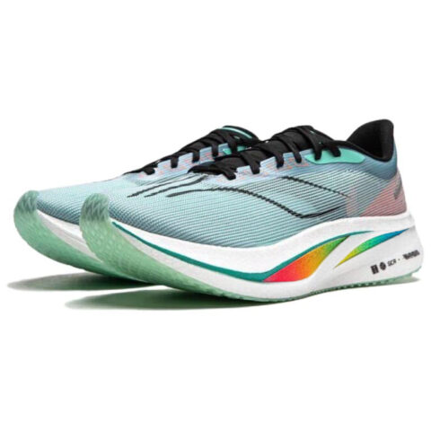 Li Ning Feidian 4 Challenger Running Shoes Men’s Low Top Cyan/White