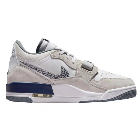 Jordan Legacy 312 Abrasion Resistant Slip Resistant Low top Vintage Basketball Shoes Men’s Gray White