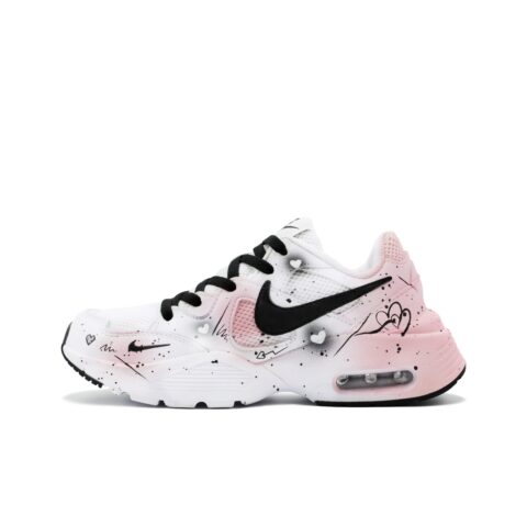 Nike Air Max Fusion Slip Resistant Abrasion Resistant Low top Running Shoes Women’s Red Blue