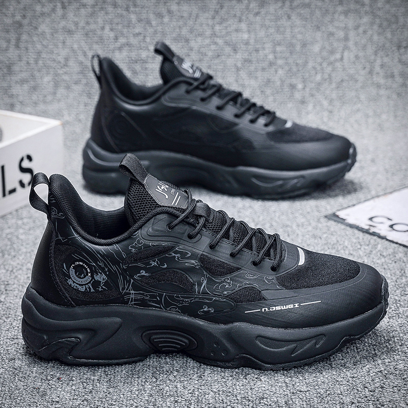 JSWEI Slip Resistant Abrasion Resistant Low top Sprint Running Shoes Men’s