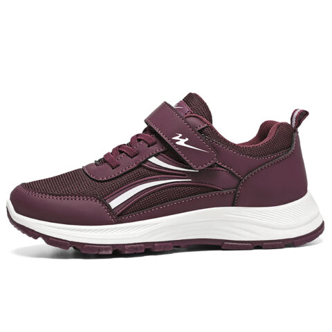 DOUBLE STAR 88 Spring Fall Elderly Shoes Solid Color Athletic Shoes All Season Travel Shoes Mesh