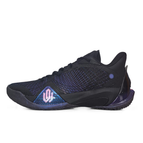 PEAK Wiggins Talent 2 Basketball Shoes Unisex Low Top Black/Purple Blue