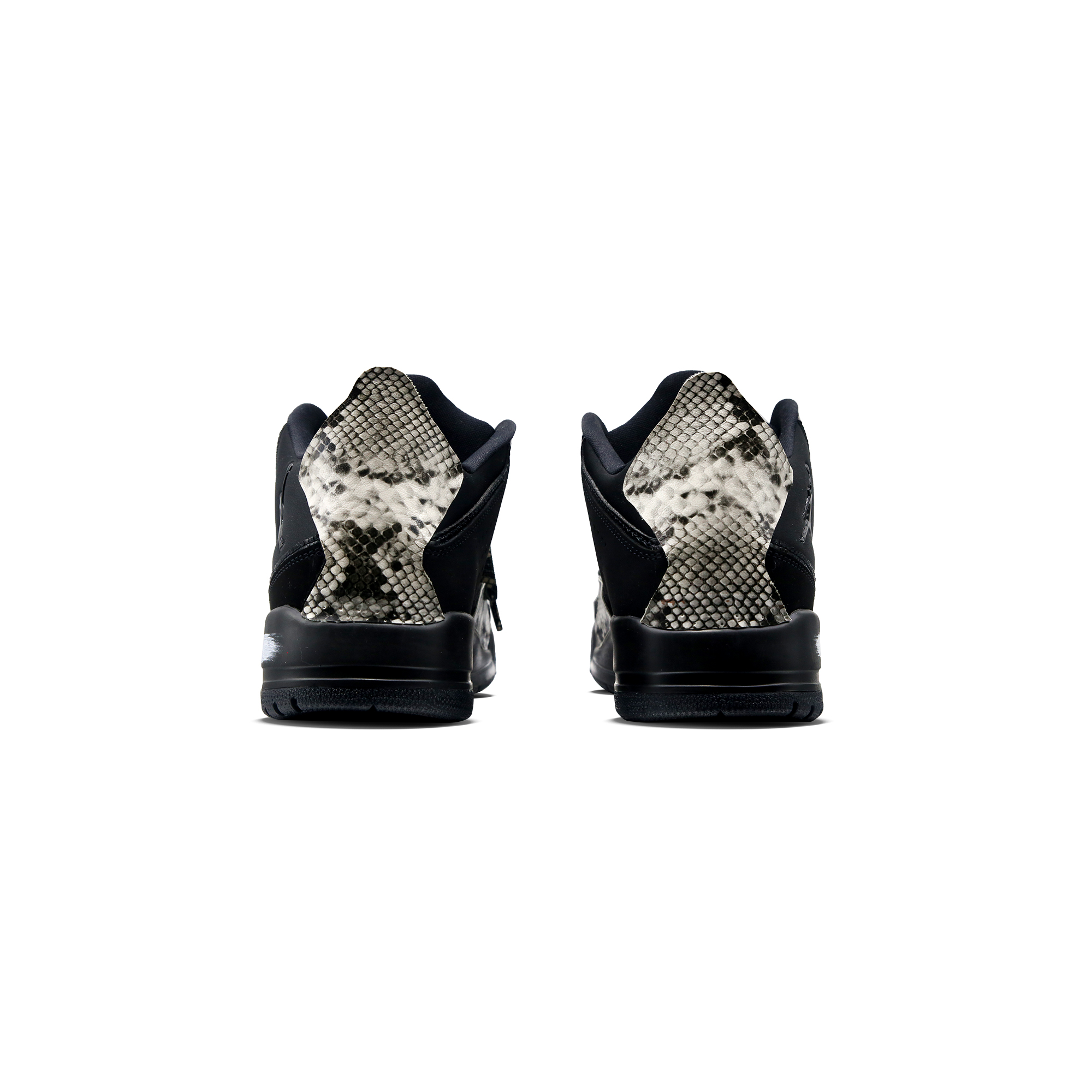 Jordan Courtside 23 Wear resistant And Lightweight Mid top Vintage Basketball Shoes Men’s Black