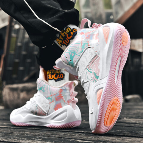 BIANSULONG Cushioning Slip Resistant Support Balance Height Increasing High top Basketball Shoes Unisex