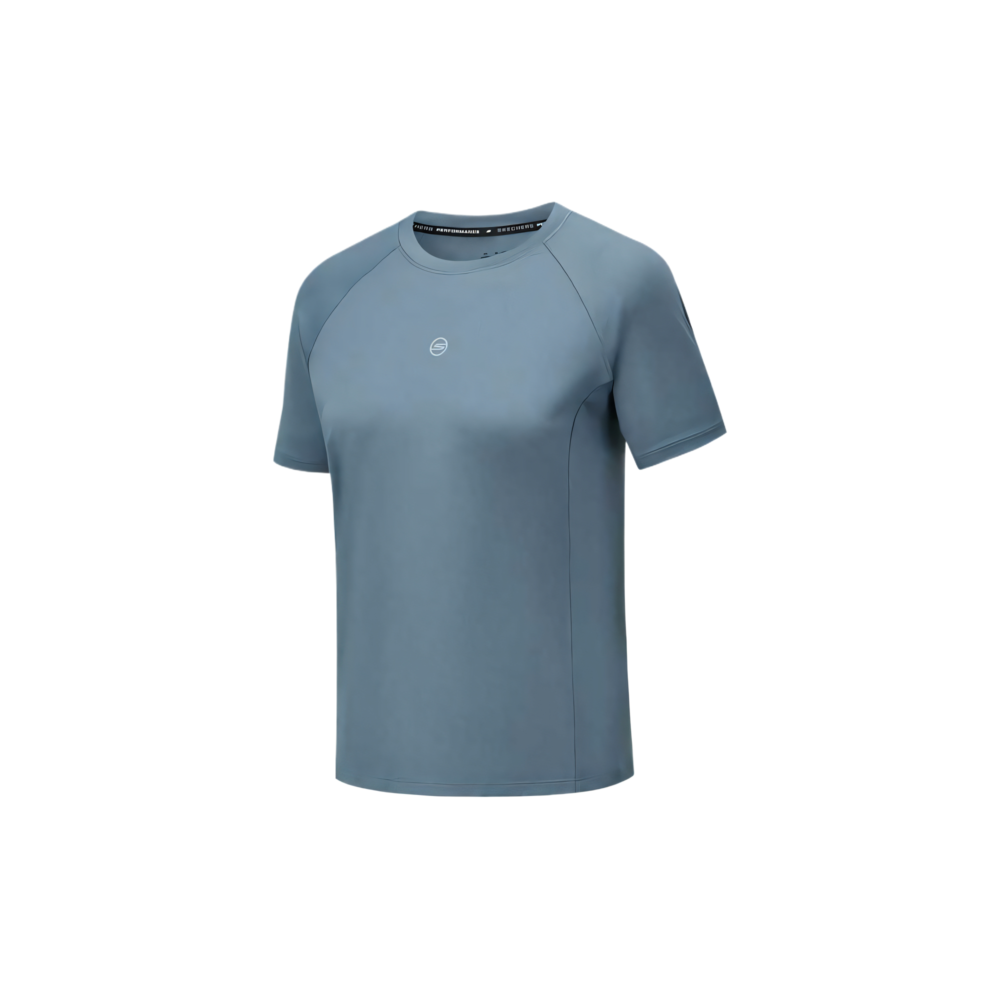 Skechers GODRI Raglan Sleeve T Shirt Women's Navy Blue Gray 027C