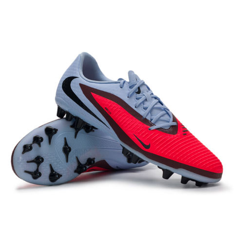 Nike Phantom 6 AG Artificial Ground Artificial Turf Cushioning, Wear Resistant Soccer Shoes Unisex Blue Red