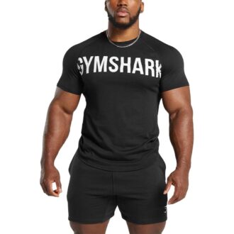 GYMSHARK Workout Clothing Men's Black