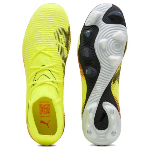 PUMA FUTURE 8 MATCH Abrasion Resistant Soccer Shoes Women’s Yellow Black