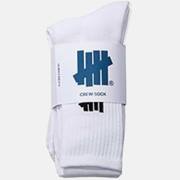 UNDEFEATED SS25 Crew Socks Unisex 3 Pack