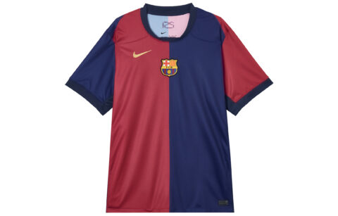 Nike Dri Fit F.C. Barcelona 2024/25 Soccer Jersey Men's Dark Royal Blue/Midnight Marine Blue/Noble Red/Club Gold