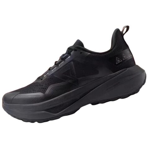 PEAK Cushioning Slip Resistant Abrasion Resistant Rebound Low top Running Shoes Men’s Black