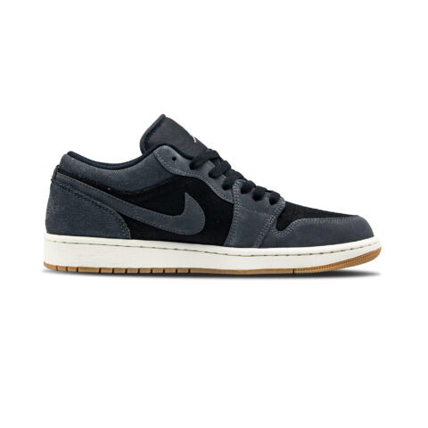 Jordan Air Jordan 1 ‘Stealth Ops’ Abrasion Resistant Low top Vintage Basketball Shoes Men’s Count Gray