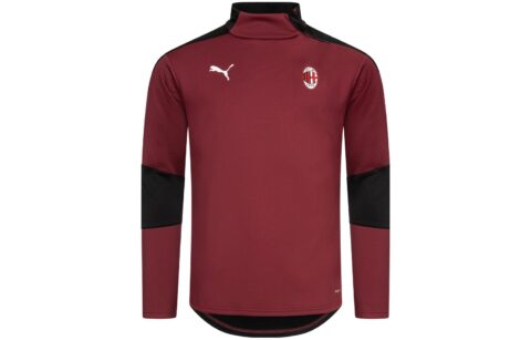 PUMA X AC Milan Soccer Jerseys Men’s Dark Red Thickened Straight Fit