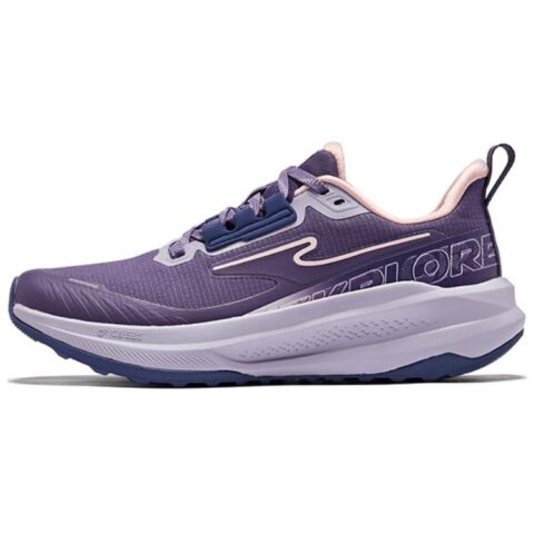 Erke Wild 2.0 Cushioning Slip Resistant Rebound Low top Running Shoes Women’s Purple Pink