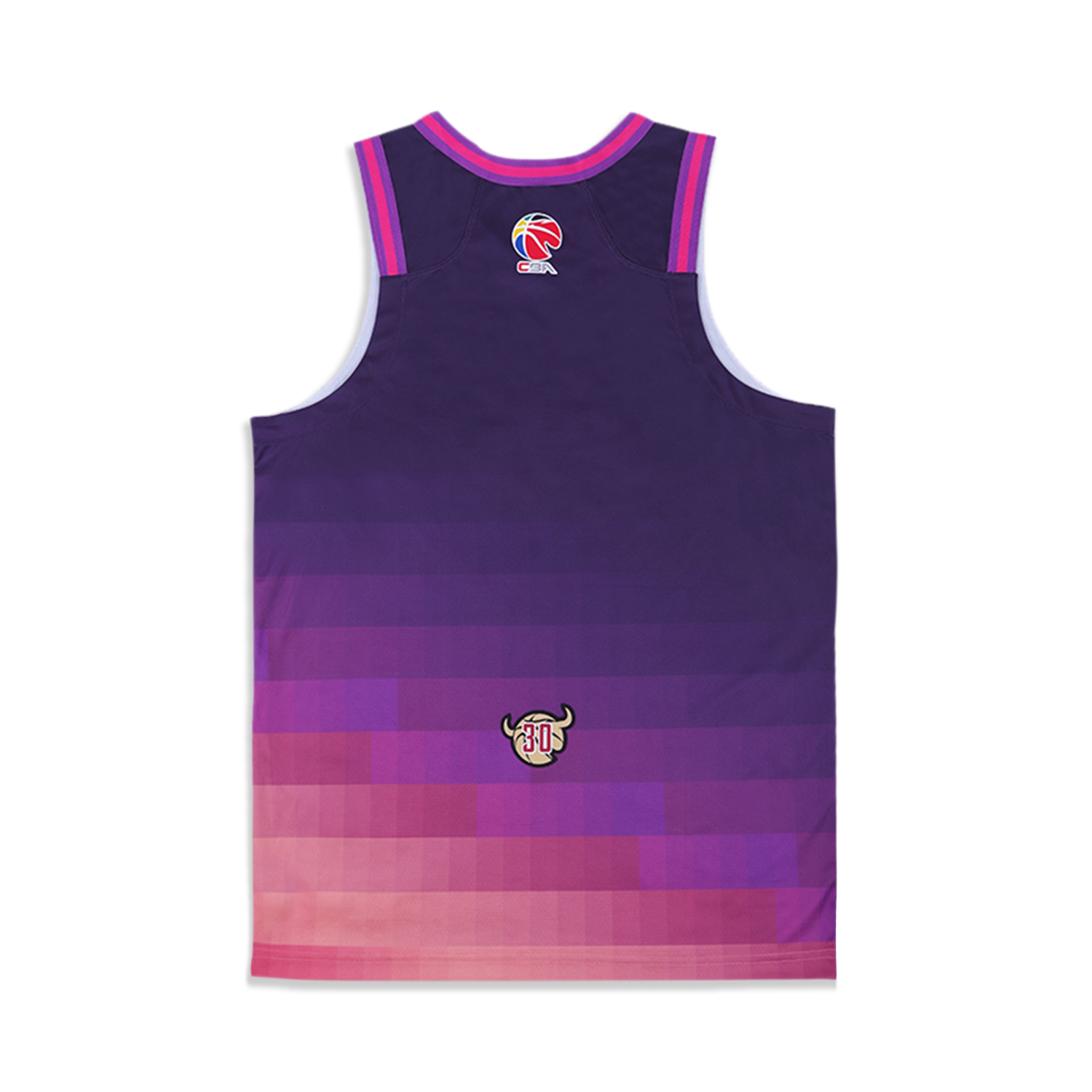 Li Ning CBA Collection Basketball Jersey Men's Amaranth Purple