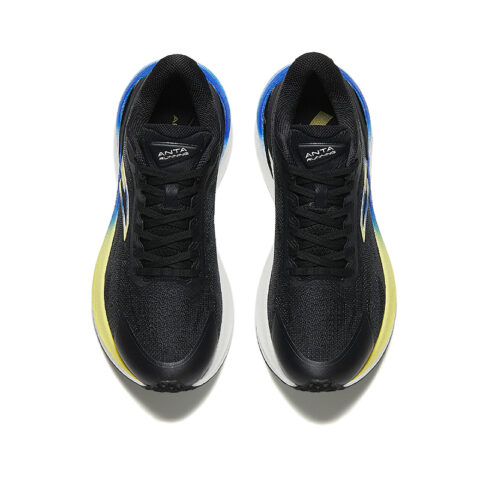 Anta Running Collection Slip Resistant Abrasion Resistant Low top Casual Running Shoes Men’s Black Blue Yellow