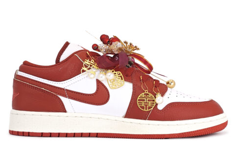 Jordan Air Jordan 1 Wedding Shoes Cushioning Abrasion Resistant Cushioning, Wear Resistant Low top