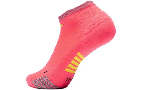 Li Ning Ankle Socks Unisex 1 Pack Fluorescent Begonia Red