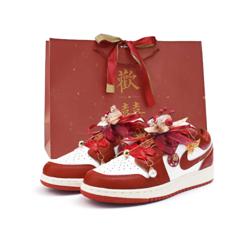 Jordan Air Jordan 1 Low top Vintage Basketball Shoes Women’s Red
