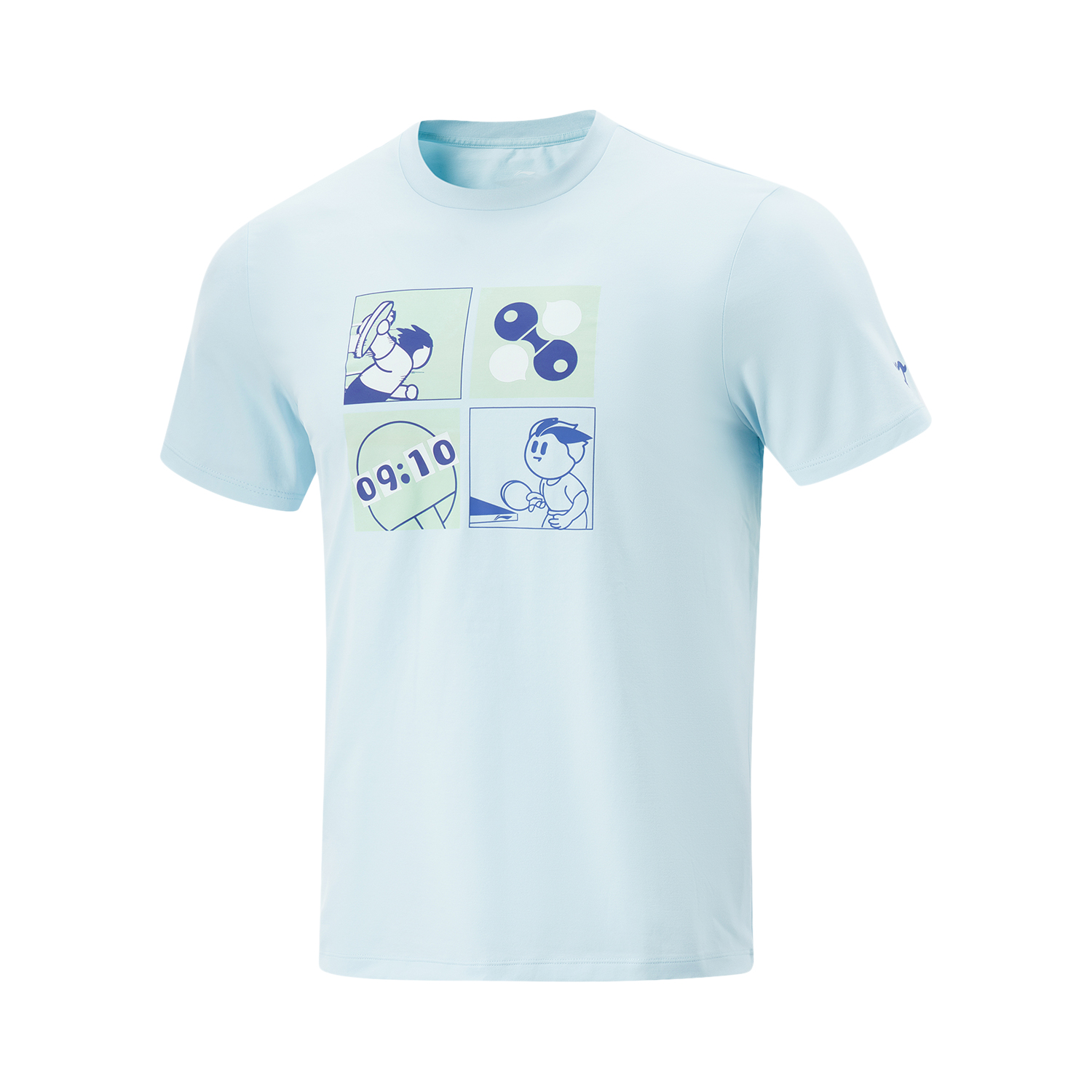 LiNing T-Shirt Unisex Light Sky Blue