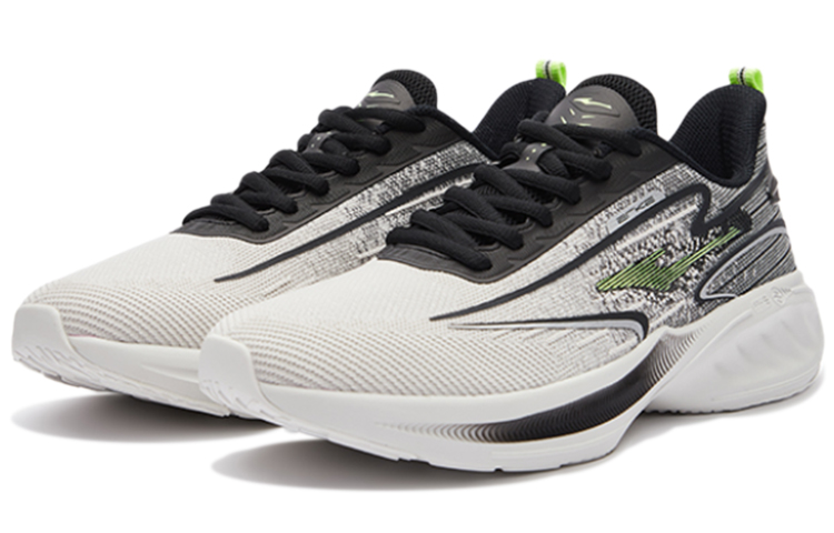 Erke Textile, Synthetic Leather Cushioning Slip Resistant Abrasion Resistant Low top Casual Running Shoes Men’s