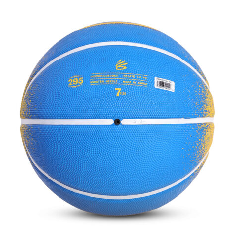 Under Armour Rubber Basketball Curry Classic Blue Yellow Colorway Size 7 Ball Street Training Unisex