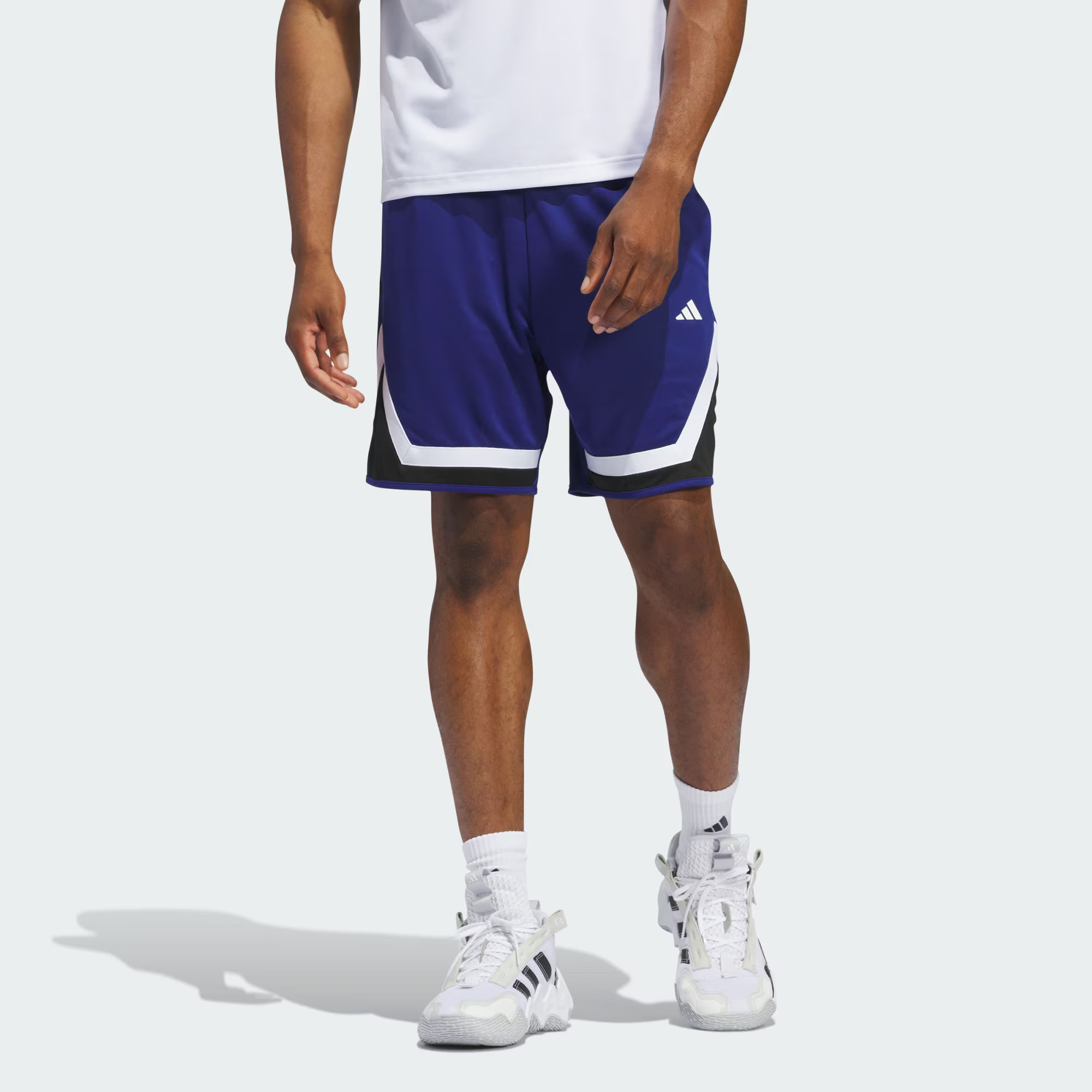 Adidas PRO BLOCK Basketball Shorts Men’s Victory Blue/Black