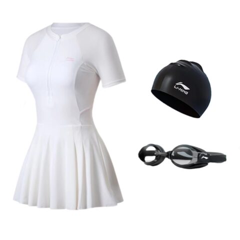 Li Ning Swimming Sets Cloud Touch Fabric Swimming Pool Women's