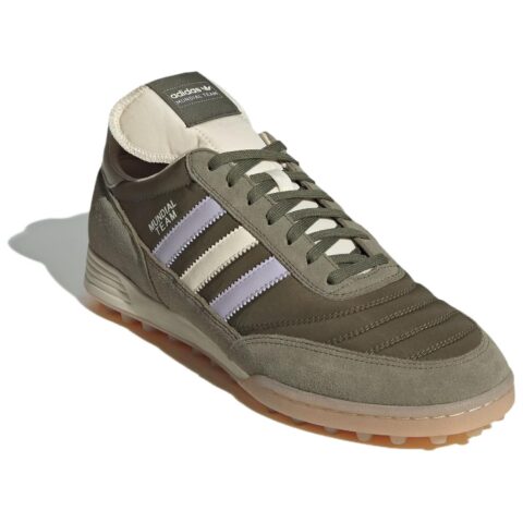 Adidas Originals Mundial Team Comfortable And Lightweight Abrasion Resistant Soccer Shoes Unisex Green