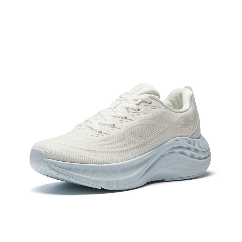 Anta Leaf 6.0 Low top EVA Midsole Casual Physical Fitness Test Physical Exam Running Shoes Women’s White Gray Blue