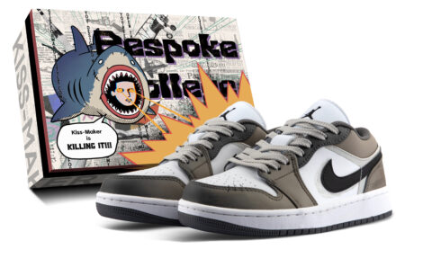Jordan Air Jordan 1 Cushioning Low top Vintage Basketball Shoes Unisex Brown