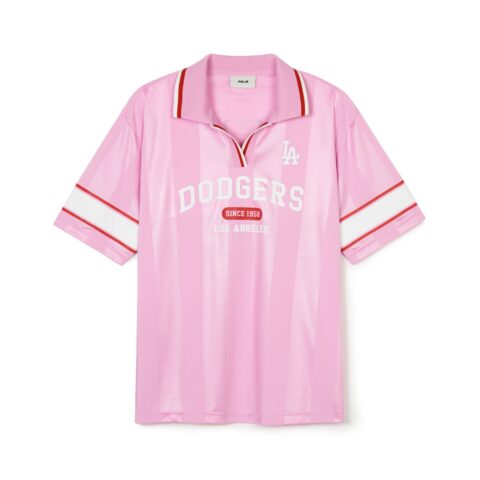 MLB Los Angeles Dodgers Retro Soccer Jerseys Women's Pink