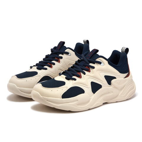361° Abrasion Resistant Breathable Low top Casual Running Shoes Men’s White Blue Red
